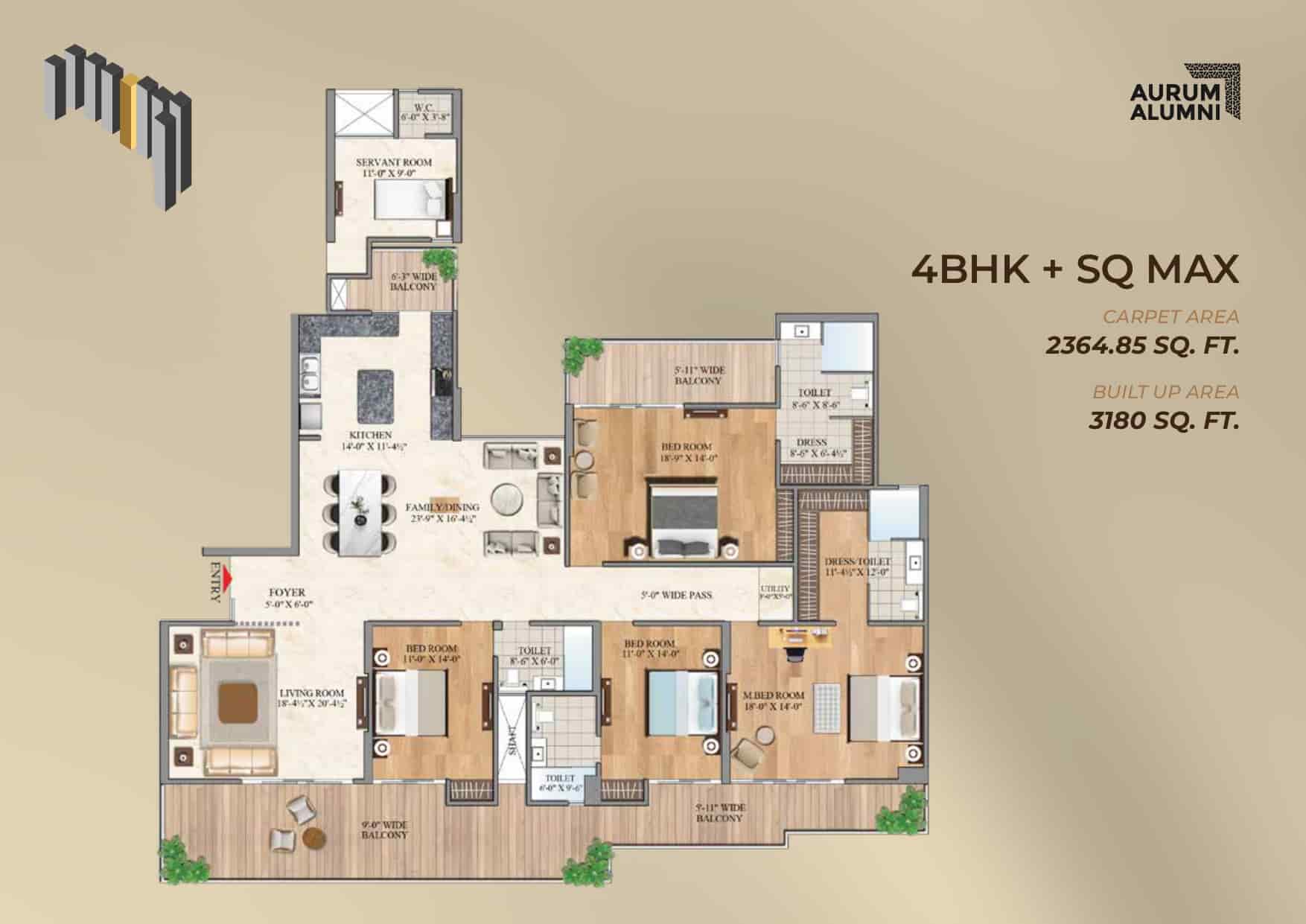 4 BHK Type 2